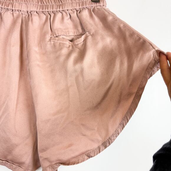 Lunya Washable Silk High Cut Brief Shorts Pink Beige - XS - Picture 5 of 8